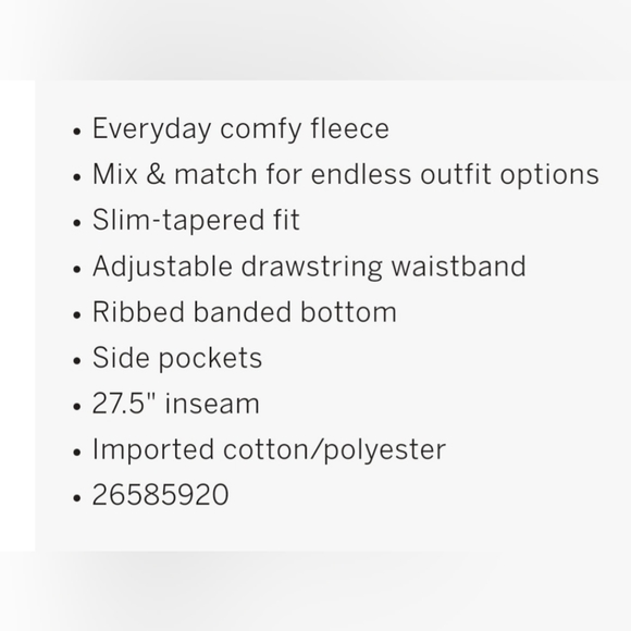 PINK Fleece Joggers - Picture 2 of 3